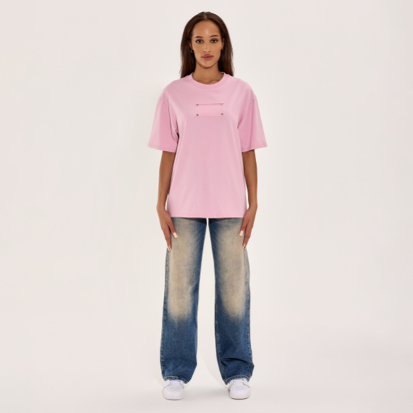 Džínový set Cameo pink